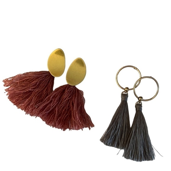 Set of 2 Tassel Earrings - Picture 1 of 5